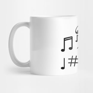 Musical Notes Mug